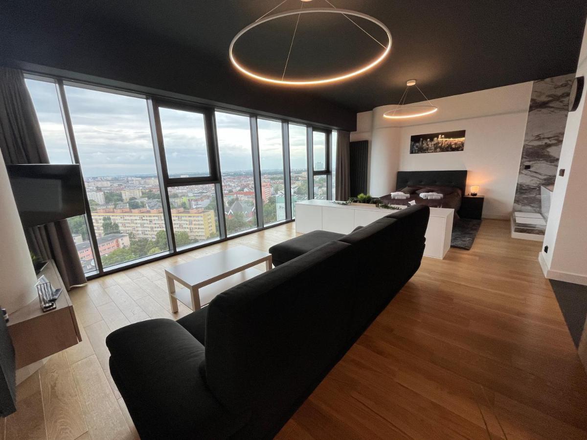 Hanza Tower - Luxurious Apartment 60M2 - 15Th Floor City View Щецин Экстерьер фото